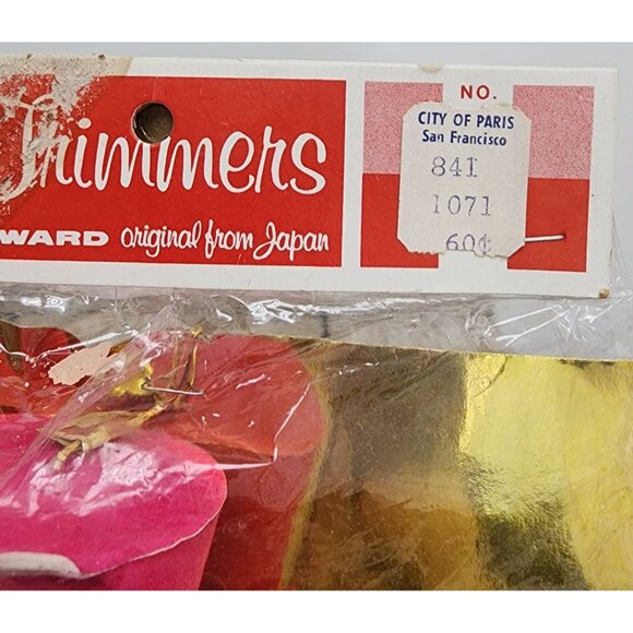 Vintage NOS Holt Howard Angel Christmas Ornament Top Hat Japan City of Paris HTF - Picture 4 of 6